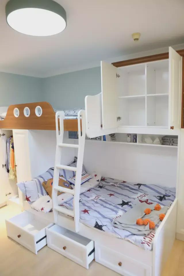 m8体育官方平台官网小户型儿童房巧设计上下床运用得当带来别样居住体验(图10)